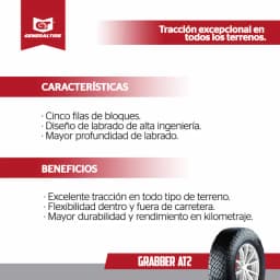 255/70R17.0 1120S GRABBER AT2 - Vista 4